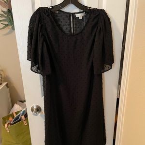 Anthropology black dress